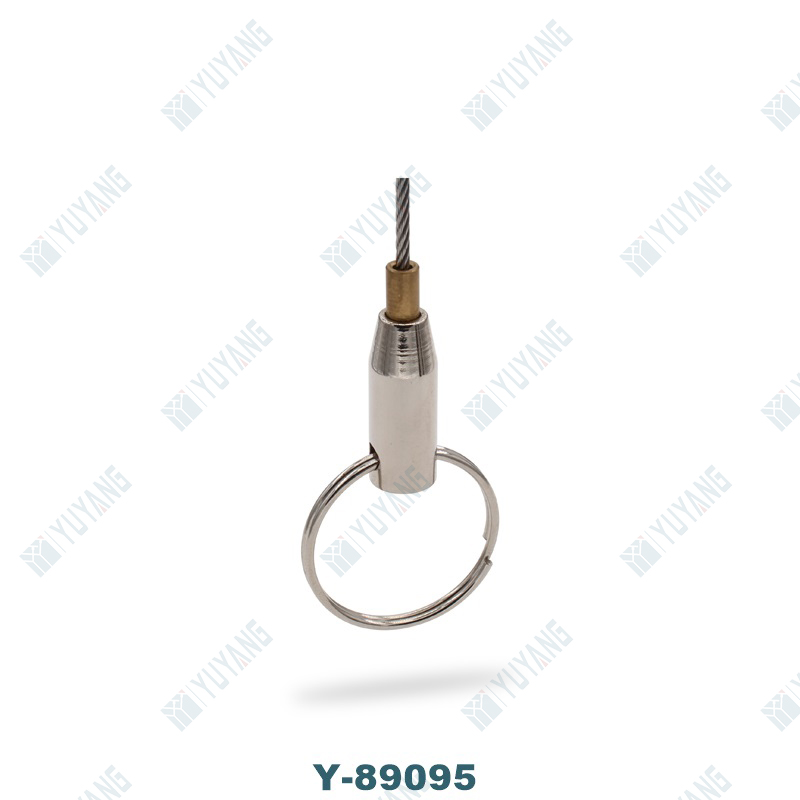 brass cable gripper with iron key ring for suspension kits Y-89095