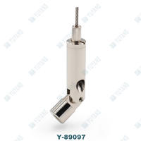 chromed plated  cable gripper with swivel connector Y-89097