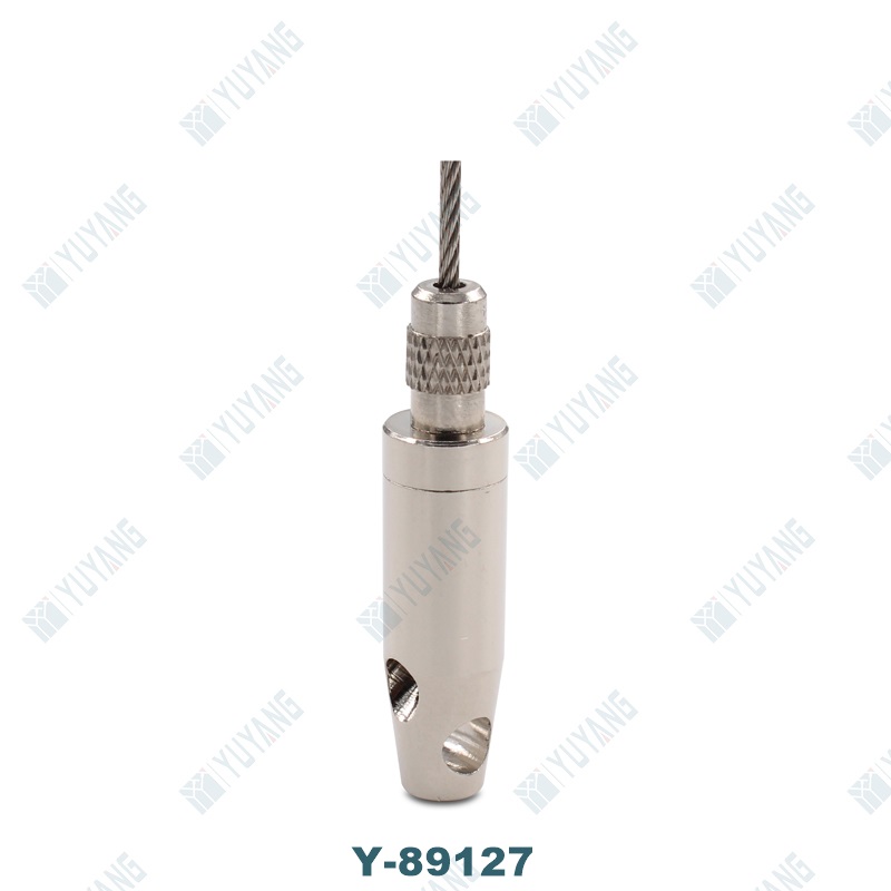 chromed cable gripper  for outdoor light suspension ki tY-89127