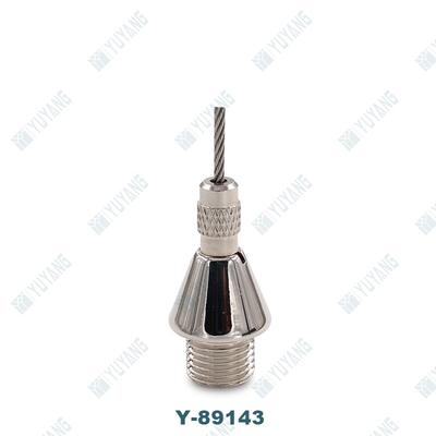 brass cable gripper with thread for suspension system Y-89143