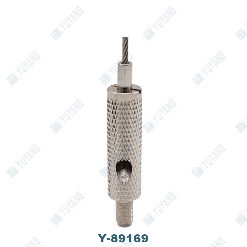 faceted nickle plated side exist cable gripper Y-89169