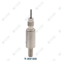 faceted nickle plated brass material cable gripper Y-89180