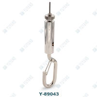 Removable Cable gripper with Hook for hanging lights ceiling attachment Y-89043